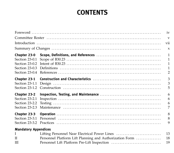 ASME B30-23 pdf download