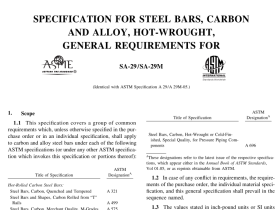 ASME II SA29 pdf download