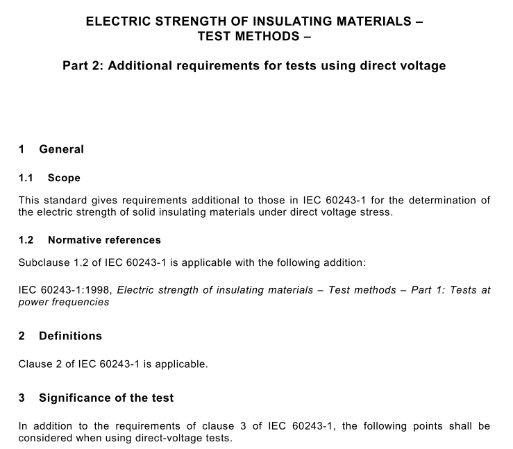 IEC 60243-2 pdf download