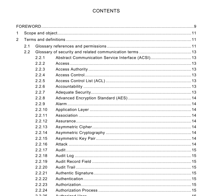 IEC TS 62351-2 pdf download